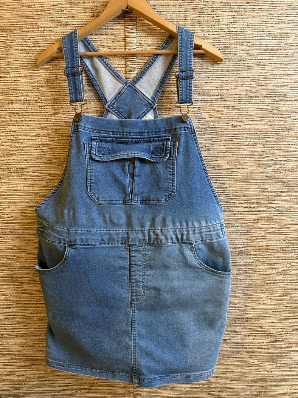 NOBO Overall Jean Dress Women’s Size XL 15-17 Blue Stretch